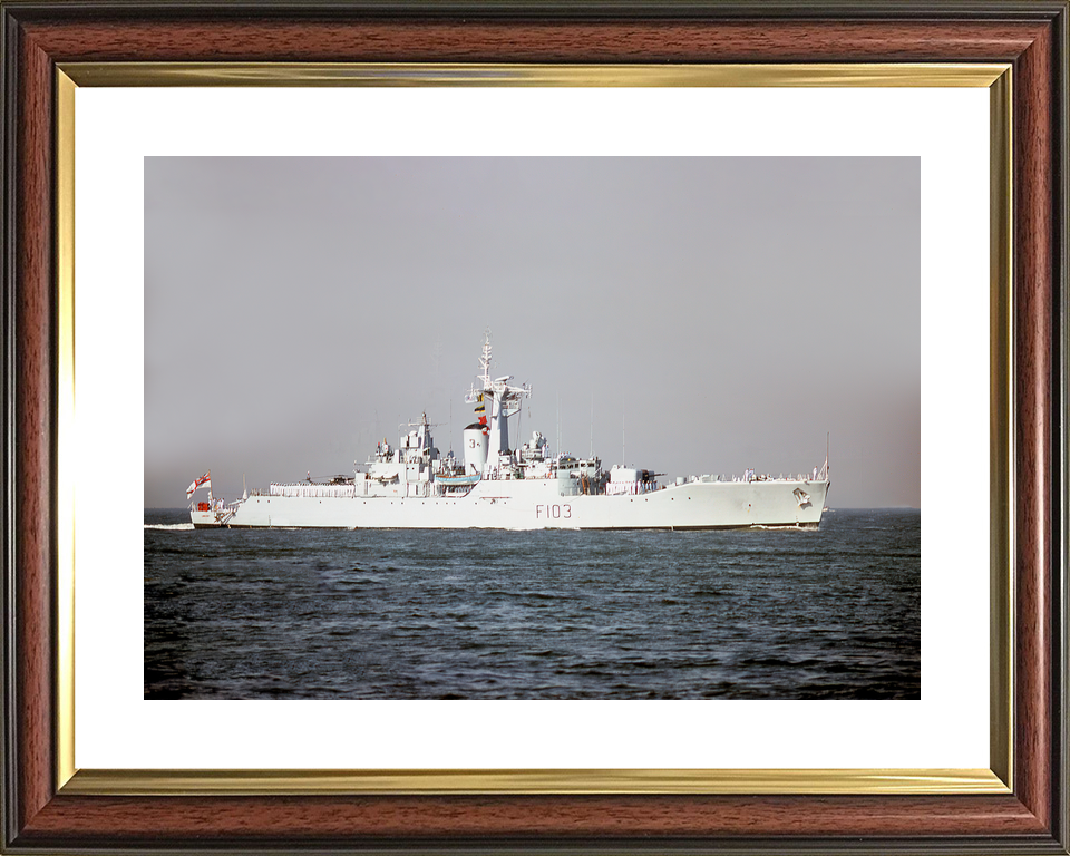 HMS Lowestoft F103 Rothesay Class Frigate 1976 Photo Print - Posters, Prints, & Visual Artwork - by Hampshire Prints (image 8 of 9)