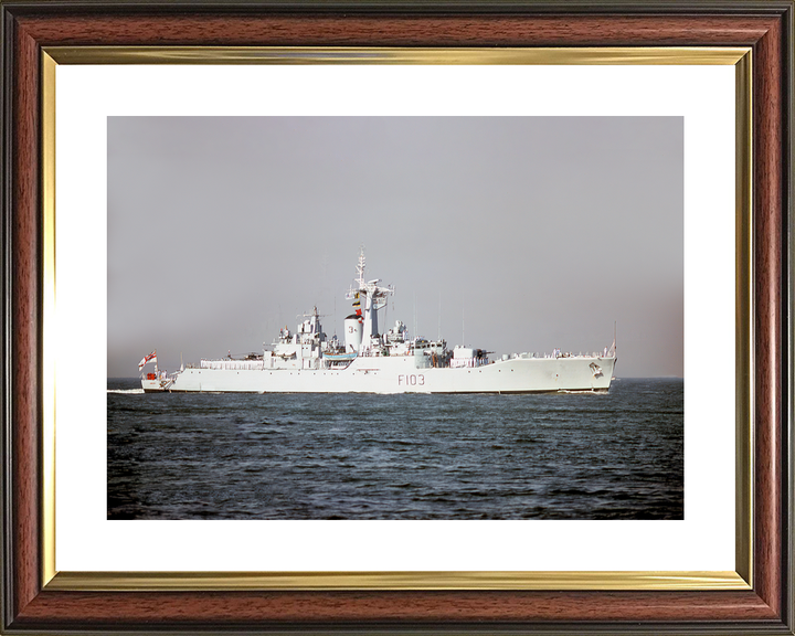 HMS Lowestoft F103 Rothesay Class Frigate 1976 Photo Print - Posters, Prints, & Visual Artwork - by Hampshire Prints (image 8 of 9)