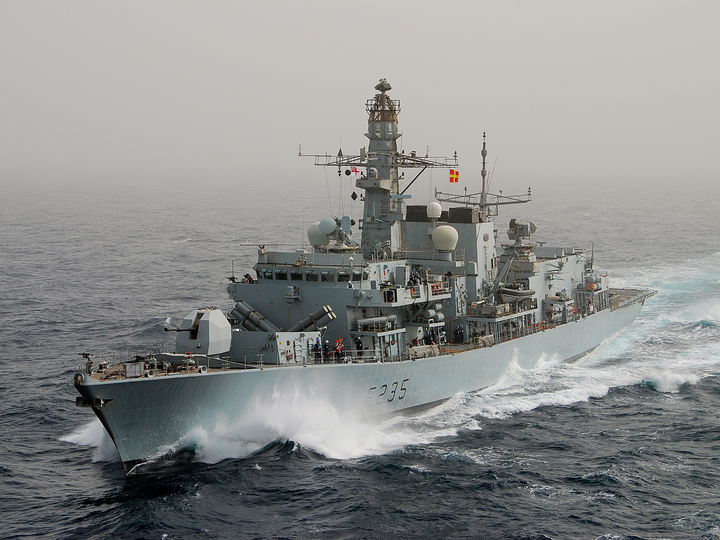 HMS Monmouth F235 Type 23 Frigate September 2011 Photo Print - Posters, Prints, & Visual Artwork - by Hampshire Prints (image 1 of 9)