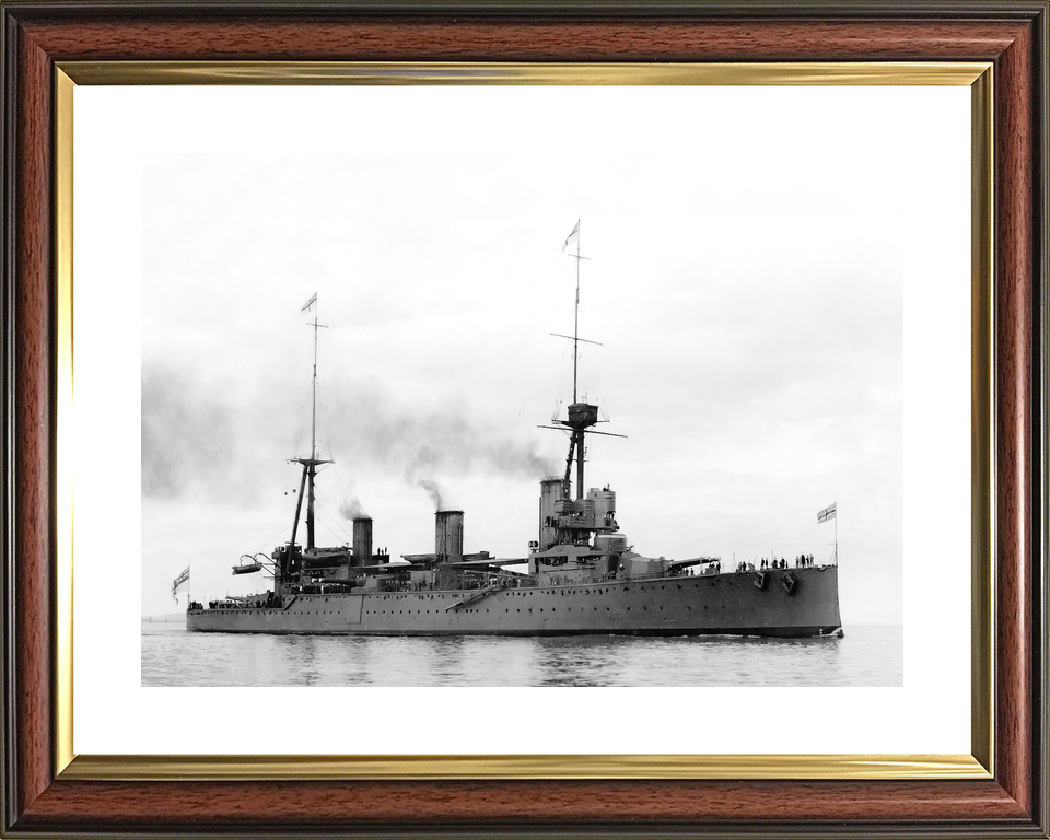 HMS New Zealand 1911 Indefatigable Class Cruiser 1910 Photo Print - Posters, Prints, & Visual Artwork - by Hampshire Prints (image 8 of 9)