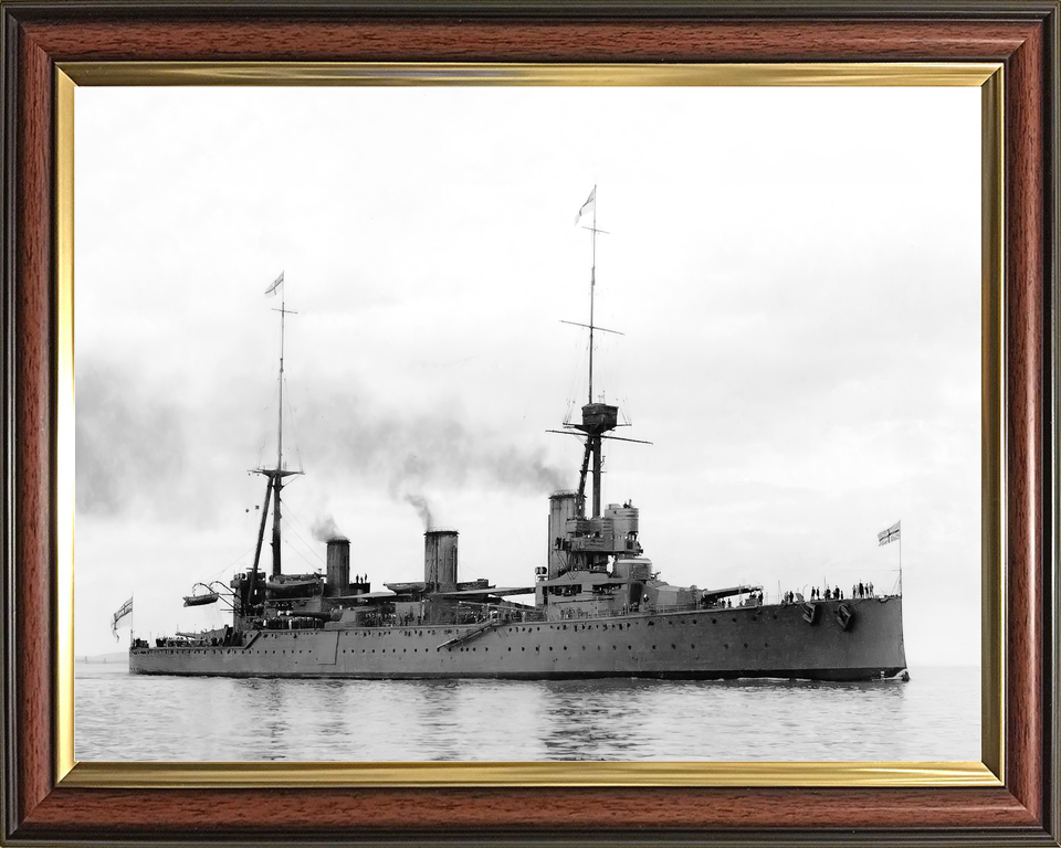 HMS New Zealand 1911 Indefatigable Class Cruiser 1910 Photo Print - Posters, Prints, & Visual Artwork - by Hampshire Prints (image 9 of 9)