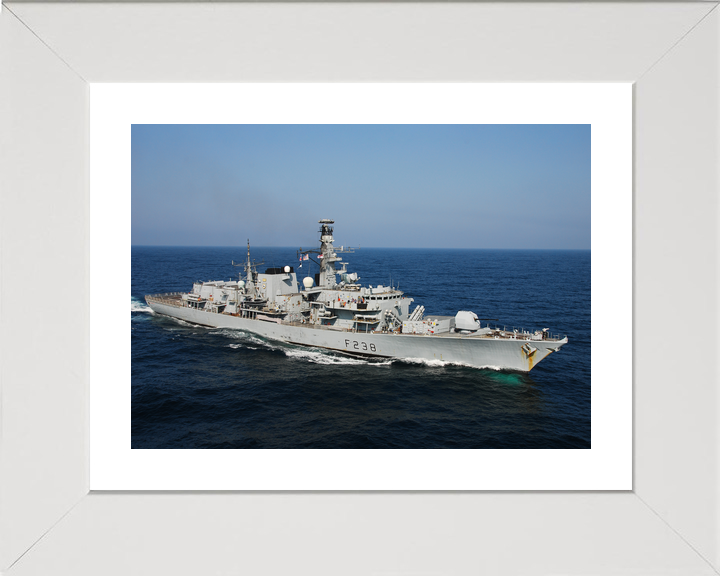 HMS Northumberland F238 Type 23 Frigate At Sea Starboard View Photo Print - Posters, Prints, & Visual Artwork - by Hampshire Prints (image 4 of 9)