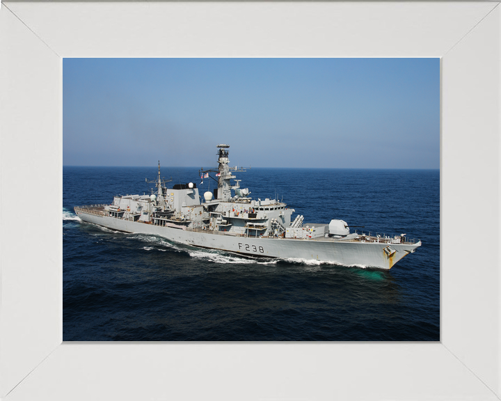 HMS Northumberland F238 Type 23 Frigate At Sea Starboard View Photo Print - Posters, Prints, & Visual Artwork - by Hampshire Prints (image 5 of 9)
