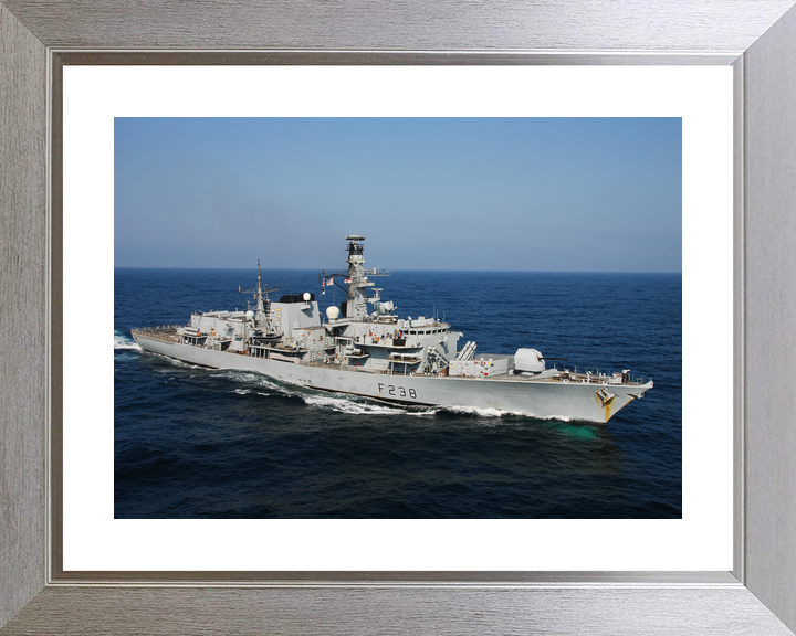 HMS Northumberland F238 Type 23 Frigate At Sea Starboard View Photo Print - Posters, Prints, & Visual Artwork - by Hampshire Prints (image 6 of 9)