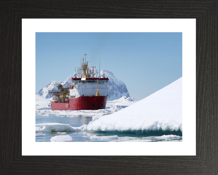 HMS Protector A173 Ice Patrol Vessel January 2017 Starboard Bow View Photo Print - Posters, Prints, & Visual Artwork - by Hampshire Prints (image 2 of 9)