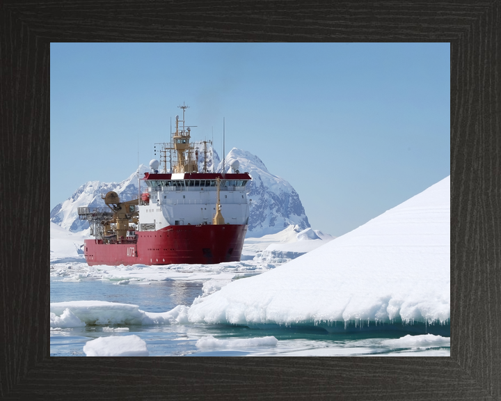 HMS Protector A173 Ice Patrol Vessel January 2017 Starboard Bow View Photo Print - Posters, Prints, & Visual Artwork - by Hampshire Prints (image 3 of 9)