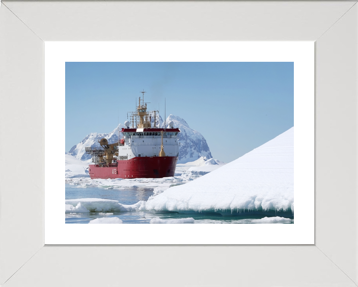 HMS Protector A173 Ice Patrol Vessel January 2017 Starboard Bow View Photo Print - Posters, Prints, & Visual Artwork - by Hampshire Prints (image 4 of 9)