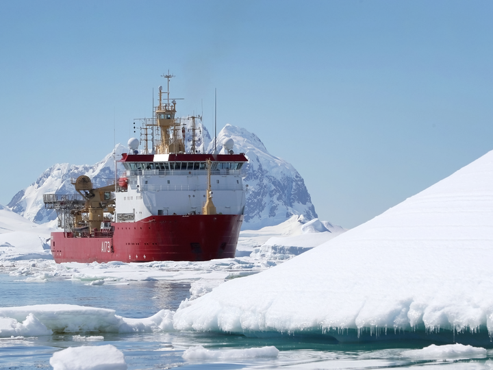 HMS Protector A173 Ice Patrol Vessel January 2017 Starboard Bow View Photo Print - Posters, Prints, & Visual Artwork - by Hampshire Prints (image 1 of 9)