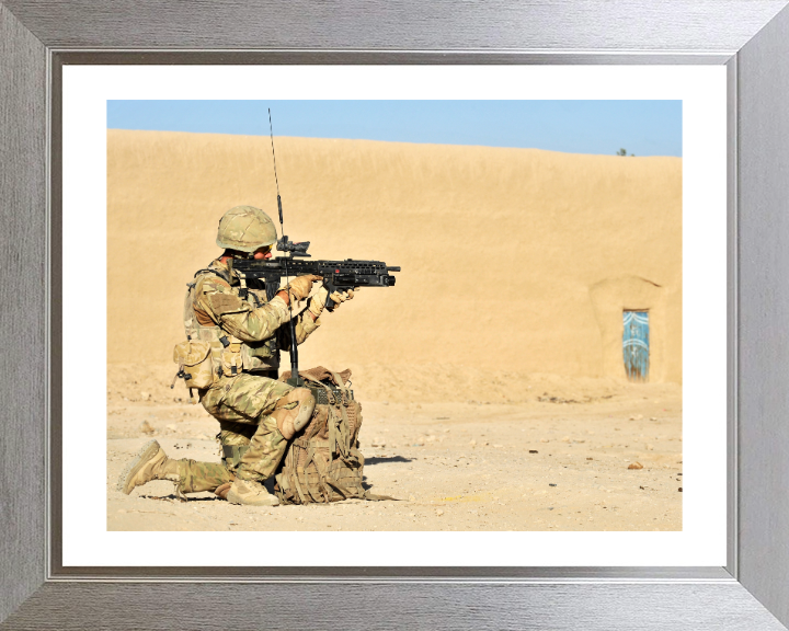 Royal Marine Commando conducting their final MOG Photo Print - 40 Commando Posters, Prints, & Visual Artwork Hampshire Prints 10 x 8 Silver Frame Yes