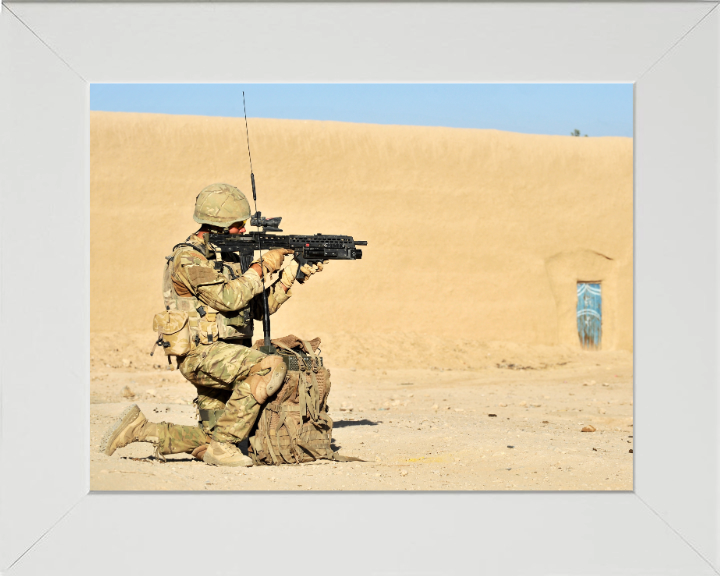 Royal Marine Commando conducting their final MOG Photo Print - 40 Commando Posters, Prints, & Visual Artwork Hampshire Prints 10 x 8 White Frame No