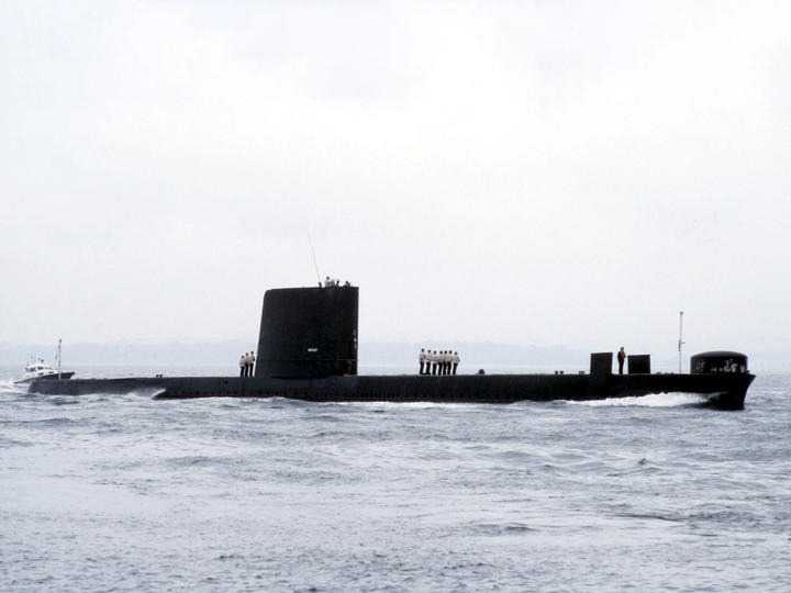 HMS Onslaught S14 Oberon Class Submarine 1987