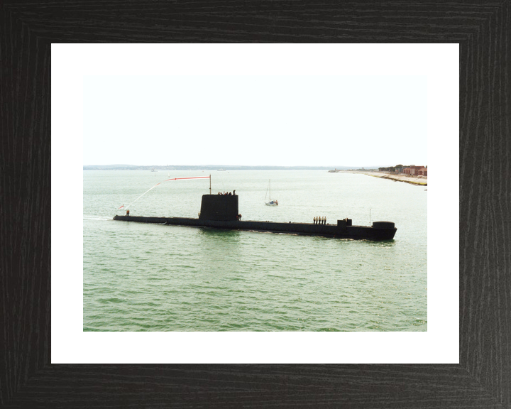 HMS Onyx S21 Oberon Class Submarine 1989 Paying Off