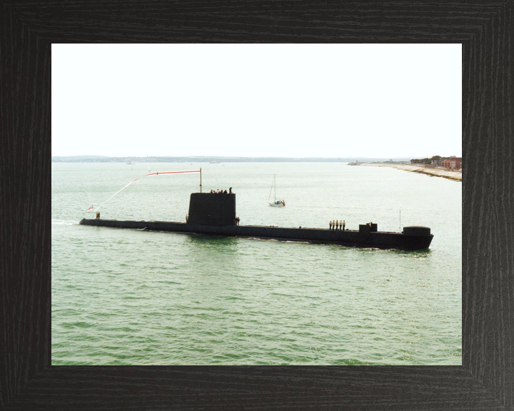 HMS Onyx S21 Oberon Class Submarine 1989 Paying Off