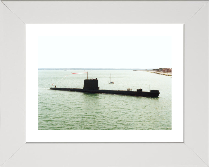 HMS Onyx S21 Oberon Class Submarine 1989 Paying Off