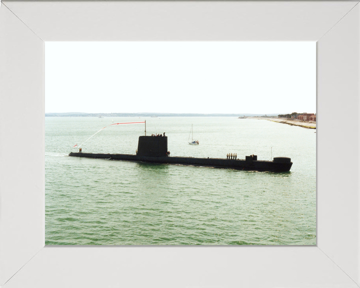 HMS Onyx S21 Oberon Class Submarine 1989 Paying Off