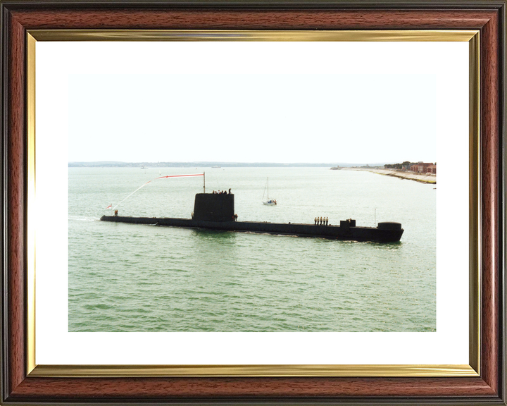 HMS Onyx S21 Oberon Class Submarine 1989 Paying Off