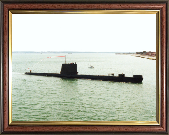 HMS Onyx S21 Oberon Class Submarine 1989 Paying Off