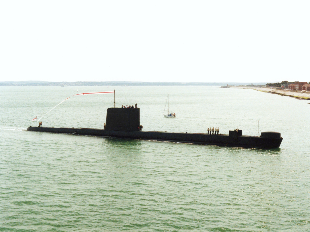 HMS Onyx S21 Oberon Class Submarine 1989 Paying Off Portsmouth Photo Print - Posters, Prints, & Visual Artwork - by Hampshire Prints (image 1 of 9)