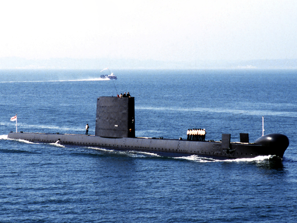 HMS Opossum S19 Oberon Class Submarine 1984