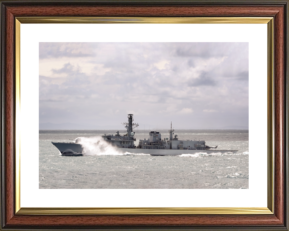 HMS Portland F79 Type 23 Frigate December 2016 Port Beam View Photo Print - Posters, Prints, & Visual Artwork - by Hampshire Prints (image 8 of 9)
