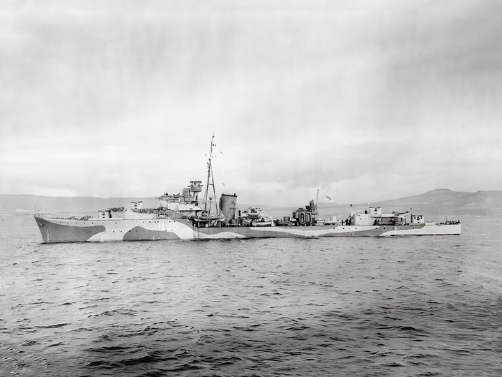HMS Relentless H85 R Class Destroyer 1942 Photo Print - Posters, Prints, & Visual Artwork - by Hampshire Prints (image 1 of 9)