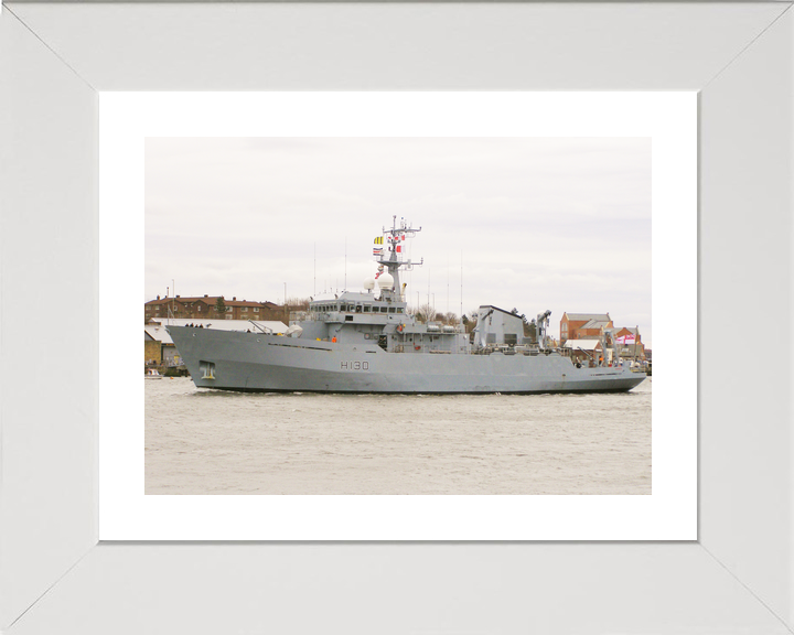 HMS Roebuck H130 Coastal Survey Vessel March 2010 Port Side View Photo Print - Posters, Prints, & Visual Artwork - by Hampshire Prints (image 4 of 9)