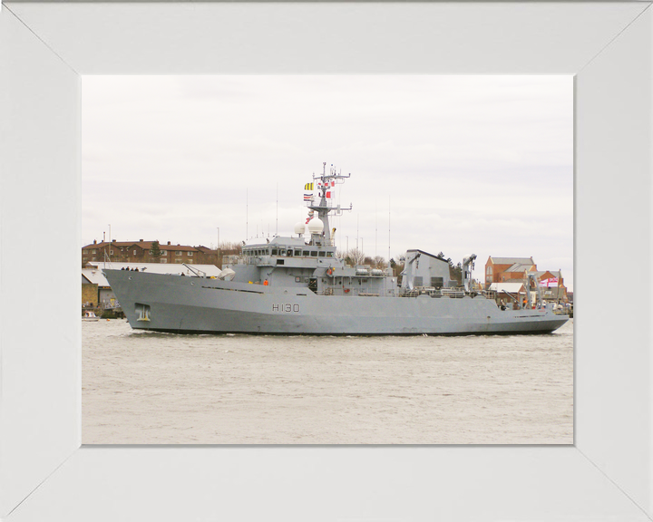 HMS Roebuck H130 Coastal Survey Vessel March 2010 Port Side View Photo Print - Posters, Prints, & Visual Artwork - by Hampshire Prints (image 5 of 9)