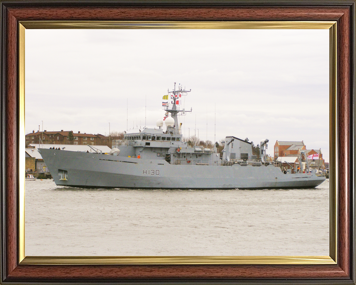 HMS Roebuck H130 Coastal Survey Vessel March 2010 Port Side View Photo Print - Posters, Prints, & Visual Artwork - by Hampshire Prints (image 9 of 9)