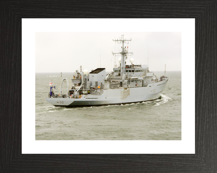 HMS Roebuck H130 Coastal Survey Vessel Underway Photo Print - Posters, Prints, & Visual Artwork - by Hampshire Prints (image 2 of 9)
