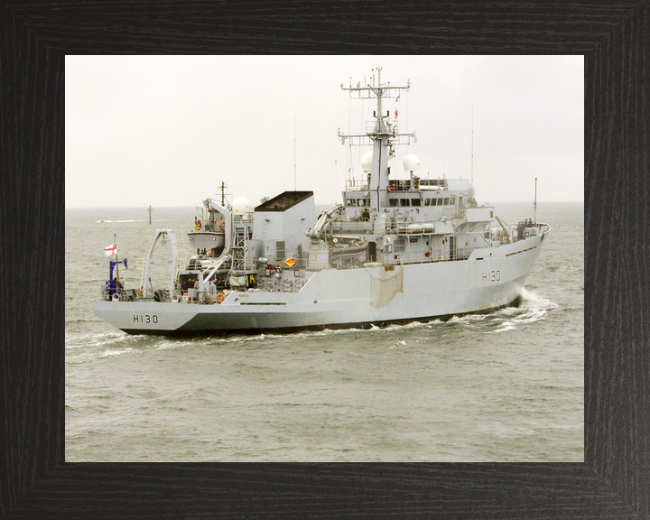 HMS Roebuck H130 Coastal Survey Vessel Underway Photo Print - Posters, Prints, & Visual Artwork - by Hampshire Prints (image 3 of 9)