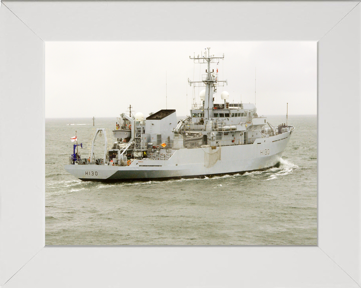 HMS Roebuck H130 Coastal Survey Vessel Underway Photo Print - Posters, Prints, & Visual Artwork - by Hampshire Prints (image 5 of 9)