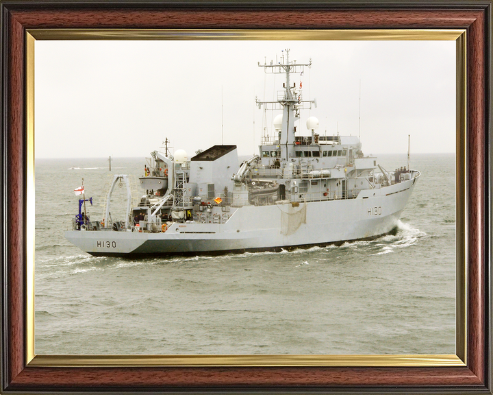 HMS Roebuck H130 Coastal Survey Vessel Underway Photo Print - Posters, Prints, & Visual Artwork - by Hampshire Prints (image 9 of 9)