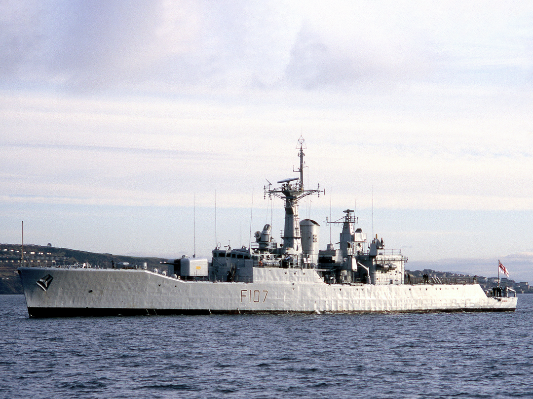 HMS Rothesay F107 Rothesay Class Frigate 1984 Photo Print - Posters, Prints, & Visual Artwork - by Hampshire Prints (image 1 of 9)
