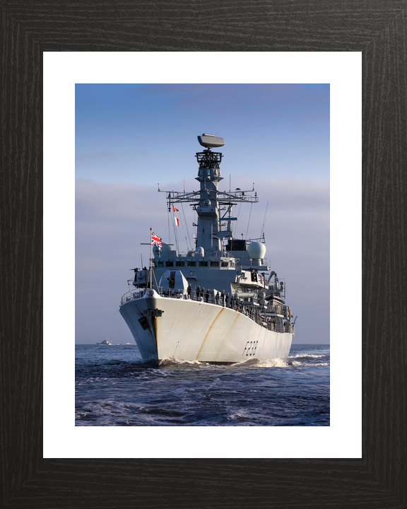 HMS Northumberland F238 Type 23 Frigate January 2000 Low Bow View Photo Print - Posters, Prints, & Visual Artwork - by Hampshire Prints (image 2 of 9)