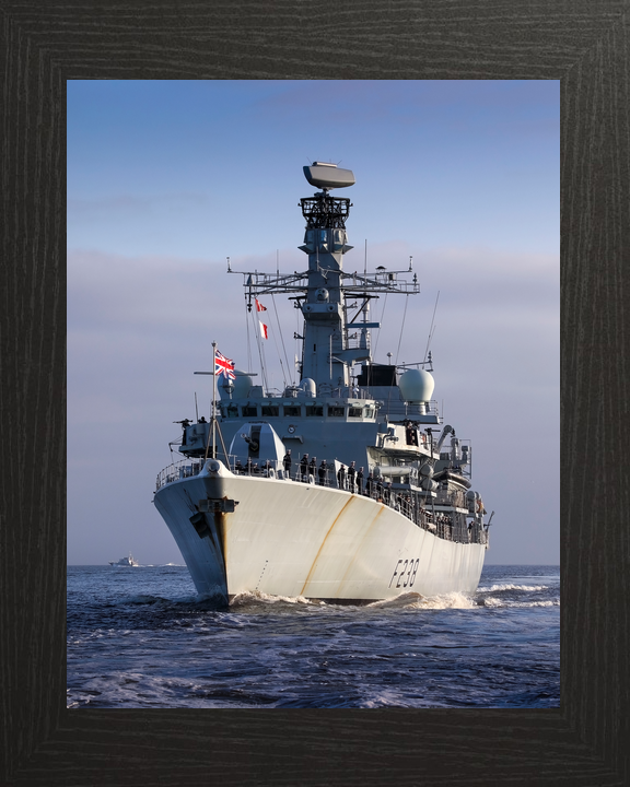 HMS Northumberland F238 Type 23 Frigate January 2000 Low Bow View Photo Print - Posters, Prints, & Visual Artwork - by Hampshire Prints (image 3 of 9)