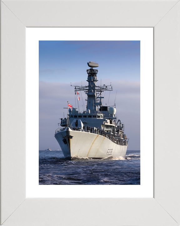 HMS Northumberland F238 Type 23 Frigate January 2000 Low Bow View Photo Print - Posters, Prints, & Visual Artwork - by Hampshire Prints (image 4 of 9)