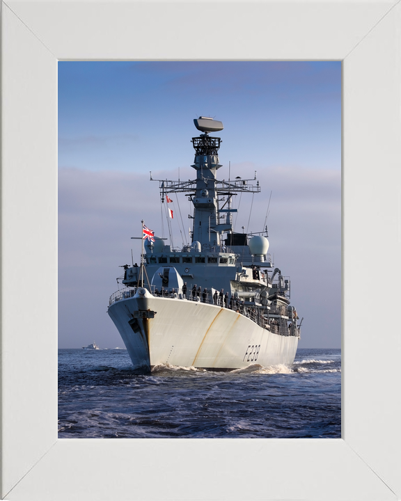 HMS Northumberland F238 Type 23 Frigate January 2000 Low Bow View Photo Print - Posters, Prints, & Visual Artwork - by Hampshire Prints (image 5 of 9)