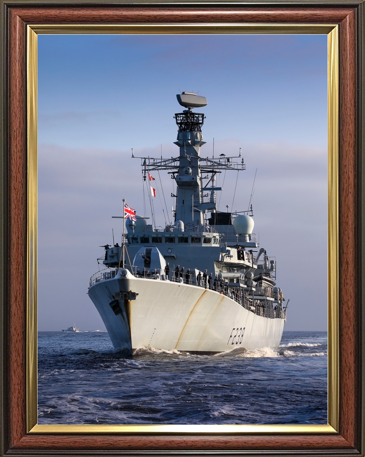 HMS Northumberland F238 Type 23 Frigate January 2000 Low Bow View Photo Print - Posters, Prints, & Visual Artwork - by Hampshire Prints (image 9 of 9)