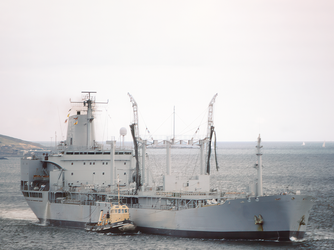 RFA Appleleaf A79 Leaf Class Tanker 1988 Photo Print - Posters, Prints, & Visual Artwork - by Hampshire Prints (image 1 of 9)