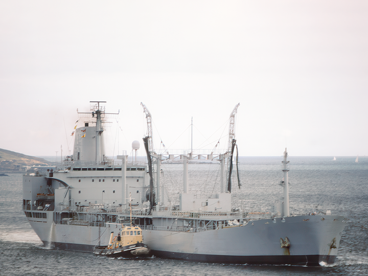 RFA Appleleaf A79 Leaf Class Tanker 1988 Photo Print - Posters, Prints, & Visual Artwork - by Hampshire Prints (image 1 of 9)