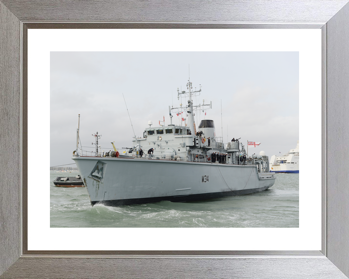 HMS Middleton M34 Hunt Class Mine Warfare Vessel November 2015 Photo Print - Posters, Prints, & Visual Artwork - by Hampshire Prints (image 6 of 9)