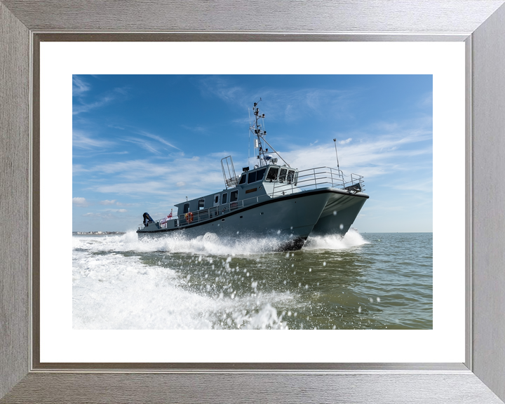 HMS Magpie H130 Coastal Survey Vessel March 2019 Starboard View Photo Print - Posters, Prints, & Visual Artwork - by Hampshire Prints (image 6 of 9)