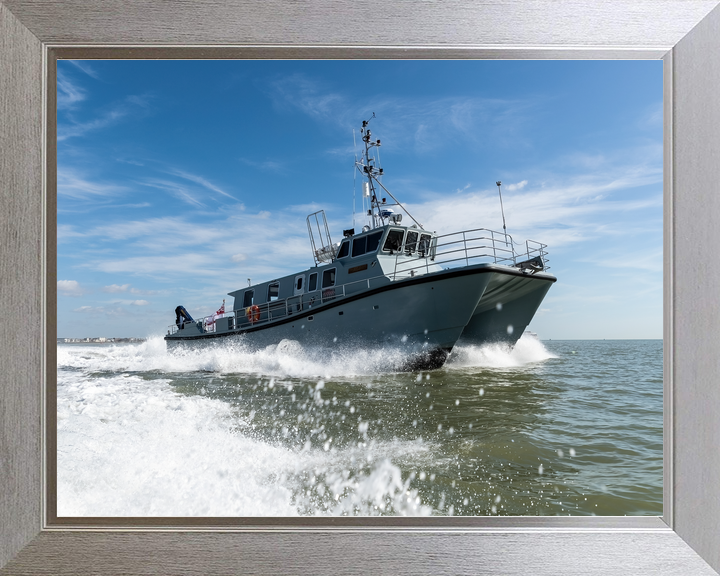 HMS Magpie H130 Coastal Survey Vessel March 2019 Starboard View Photo Print - Posters, Prints, & Visual Artwork - by Hampshire Prints (image 7 of 9)
