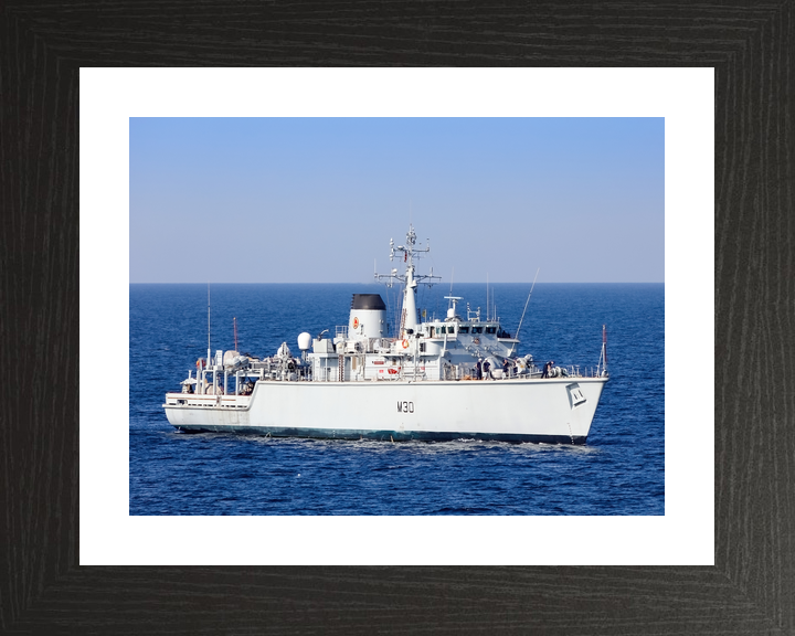 HMS Ledbury M30 Hunt Class Minesweeper 2020 Starboard View Photo Print - Posters, Prints, & Visual Artwork - by Hampshire Prints (image 2 of 9)
