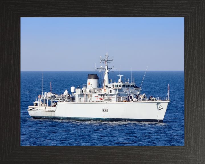 HMS Ledbury M30 Hunt Class Minesweeper 2020 Starboard View Photo Print - Posters, Prints, & Visual Artwork - by Hampshire Prints (image 3 of 9)