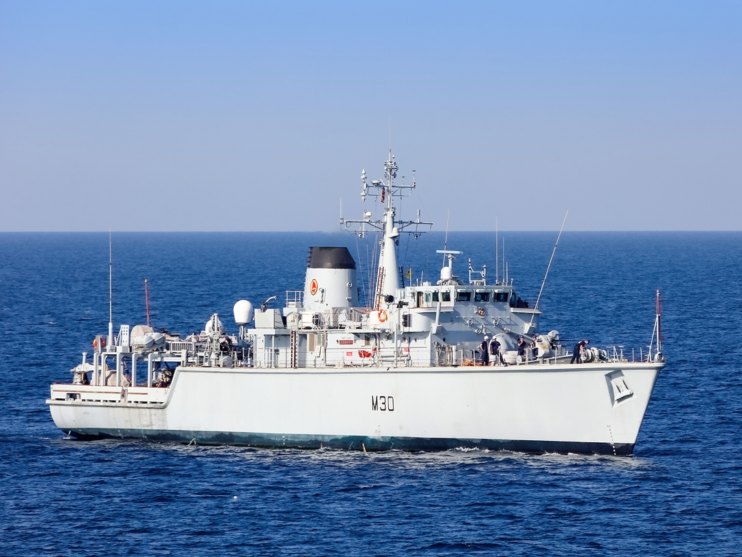 HMS Ledbury M30 Hunt Class Minesweeper 2020 Starboard View Photo Print - Posters, Prints, & Visual Artwork - by Hampshire Prints (image 1 of 9)
