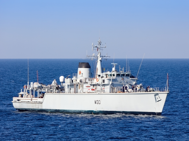 HMS Ledbury M30 Hunt Class Minesweeper 2020 Starboard View Photo Print - Posters, Prints, & Visual Artwork - by Hampshire Prints (image 1 of 9)