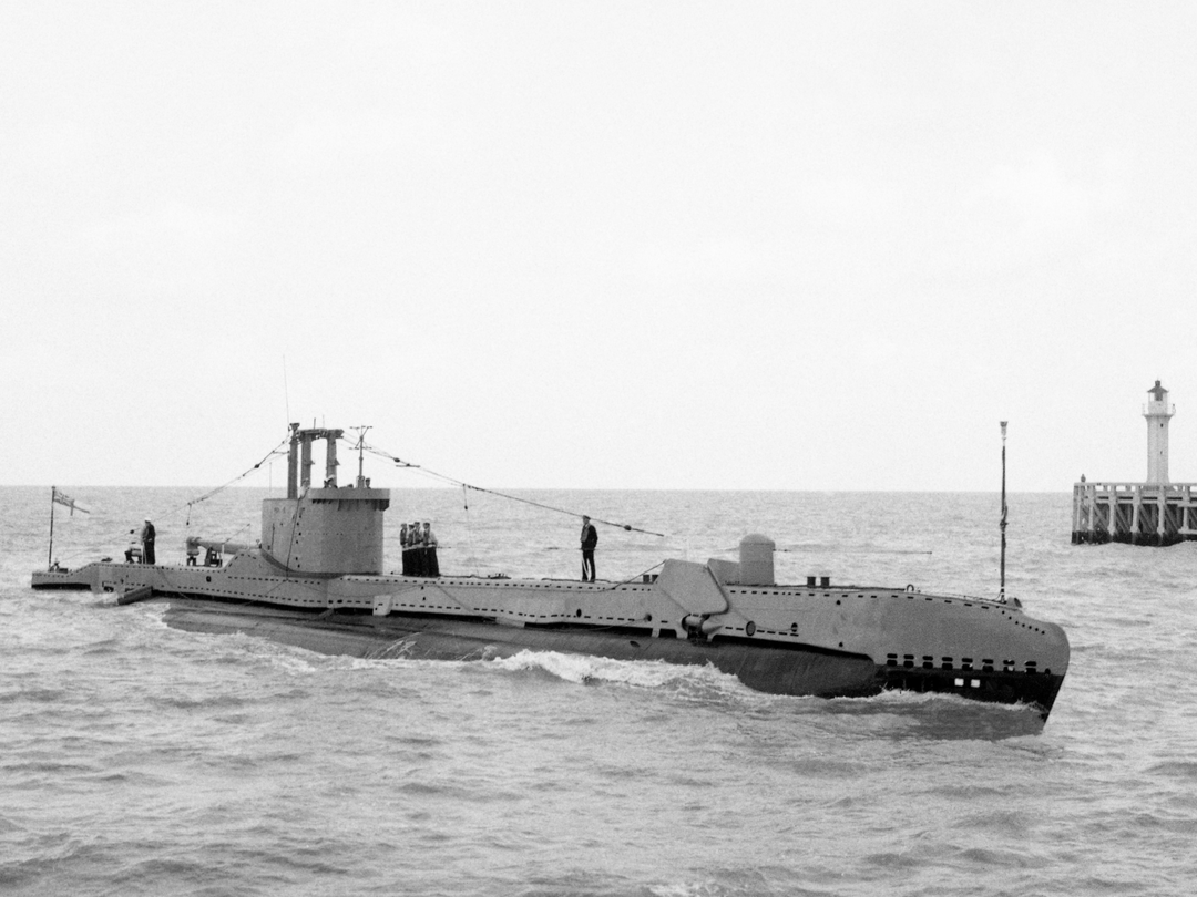HMS Scorcher P258 S Class Submarine 1945 Paying Off