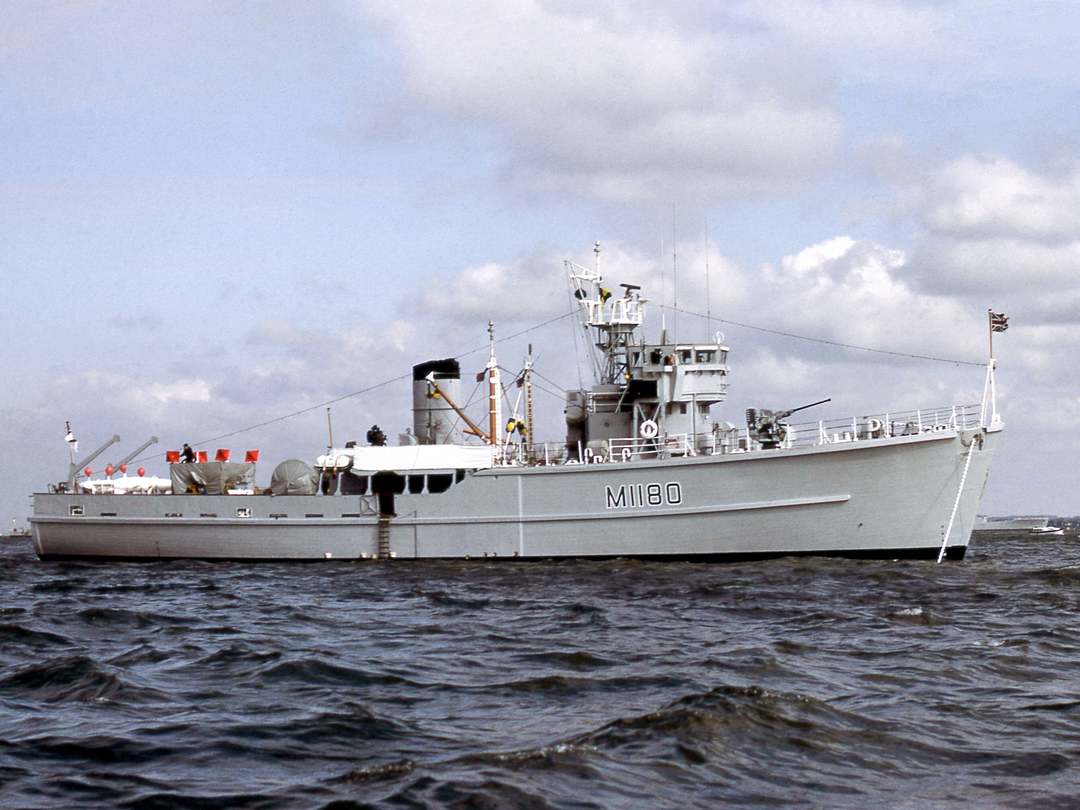 HMS Shavington M1180 Ton Class Minesweeper Warship June 1977 Photo Print - Posters, Prints, & Visual Artwork - by Hampshire Prints (image 1 of 9)
