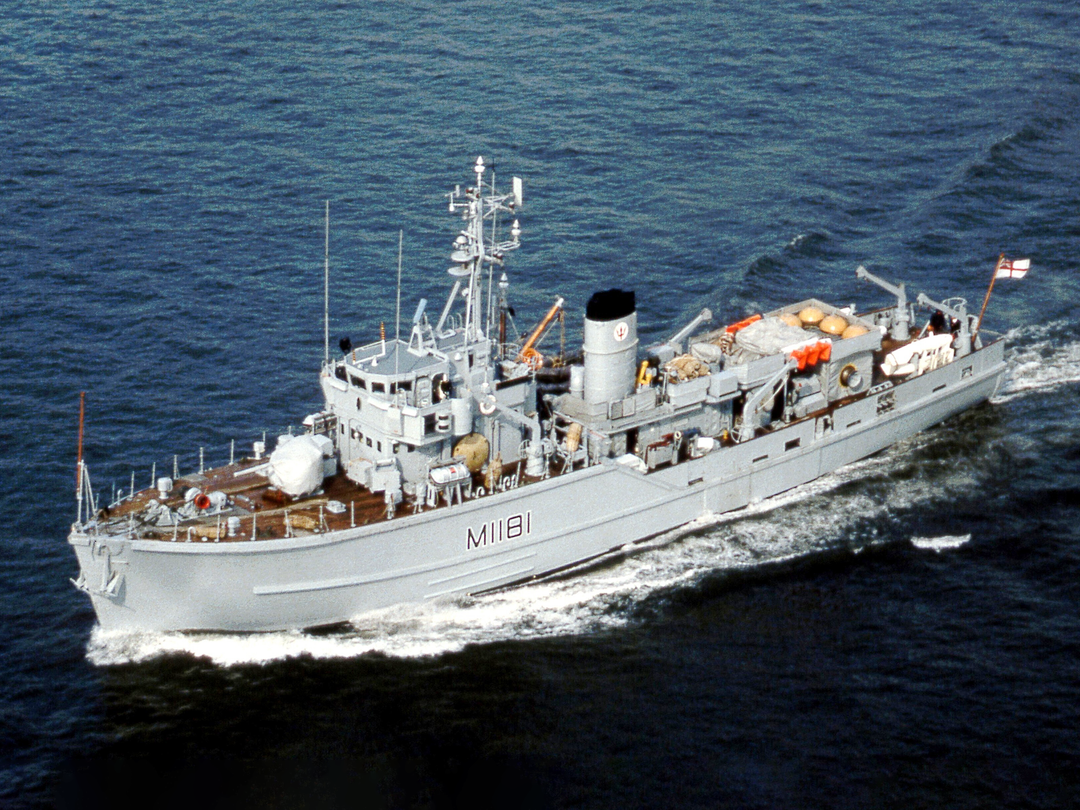 HMS Sheraton M1181 Ton Class Minesweeper Warship Photo Print - Posters, Prints, & Visual Artwork - by Hampshire Prints (image 1 of 9)